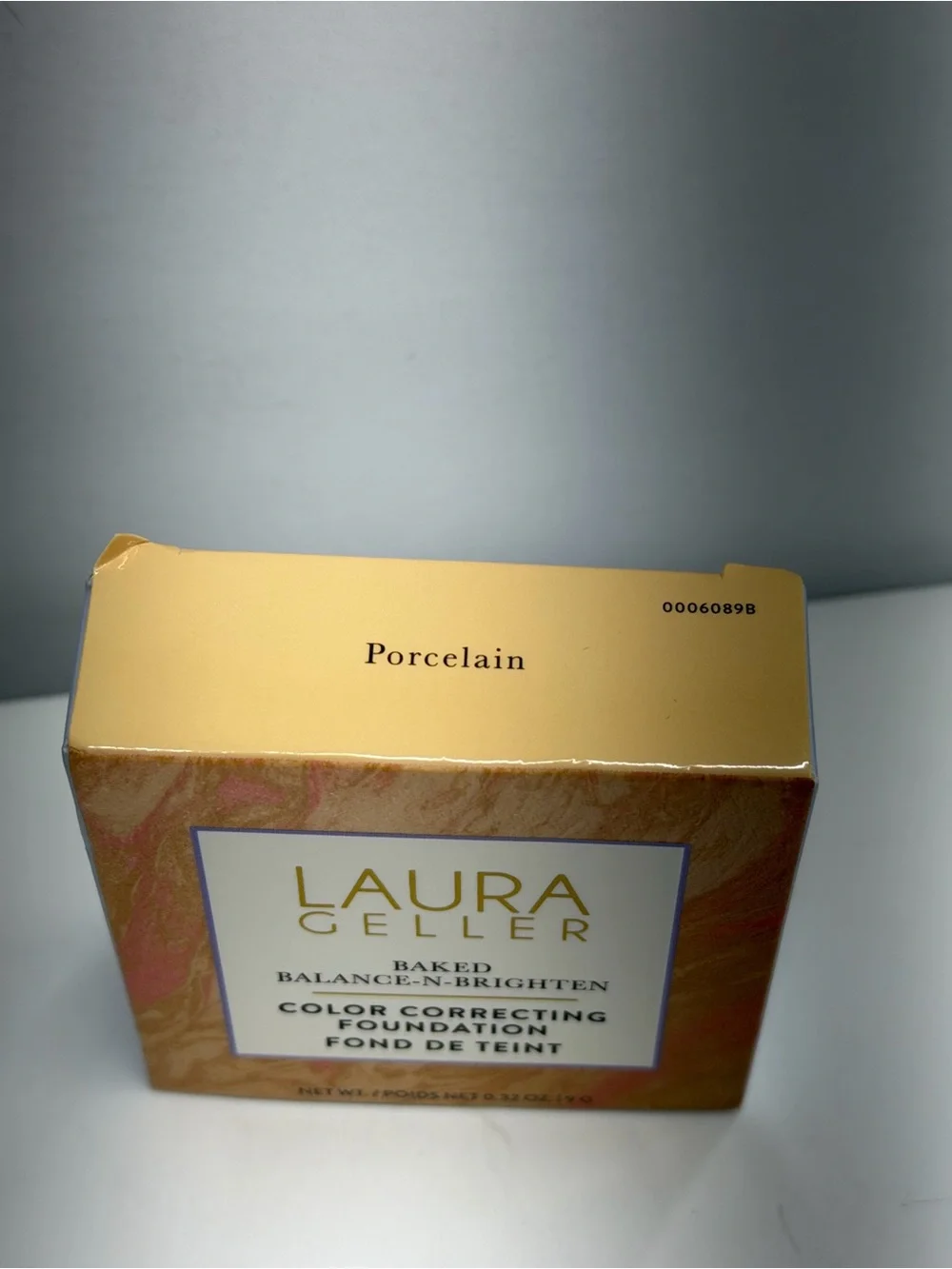 Laura Geller Baked Balance-N-Brighten Foundation Porcelain 0.32 oz 9g NIB